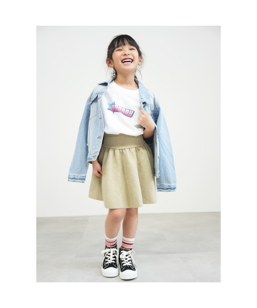 tシャツ レインボーHoorayロゴ キッズ Tシャツ キッズ 子供服 女の子 | ブランド登録なし