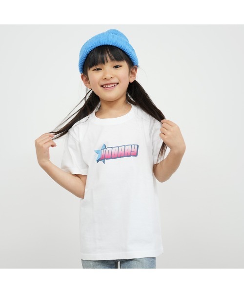 tシャツ レインボーHoorayロゴ キッズ Tシャツ キッズ 子供服 女の子 | ブランド登録なし | 12