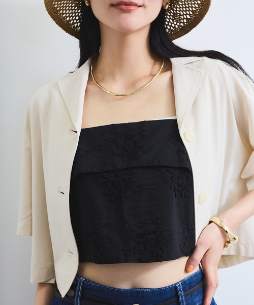 miyao フラワービスチェ Flower Bustier / White / フラワービスチェ | シープ / SHEEP