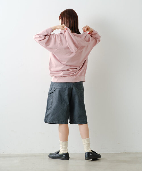パーカー 「UNISEX/SETUP対応」ピグメントダイカットソージップパーカー レディース メンズ WHIMSIC パーカー 「UNISEX/SETUP対応」ピグメントダイ