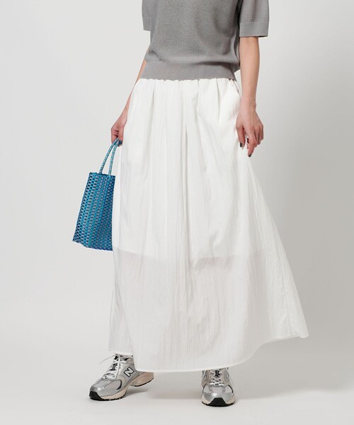 BEAUTY＆YOUTH UNITED ARROWS スカート ギャザーフレア ロング