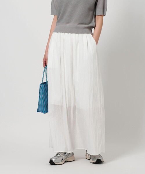 BEAUTY＆YOUTH UNITED ARROWS スカート ギャザーフレア ロング
