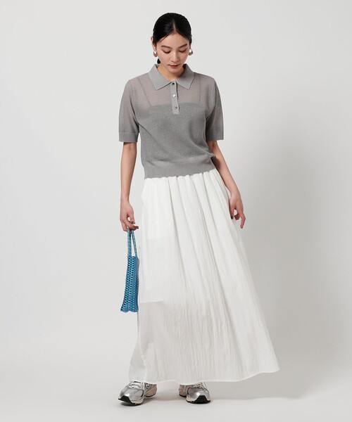 BEAUTY＆YOUTH UNITED ARROWS スカート ギャザーフレア ロング