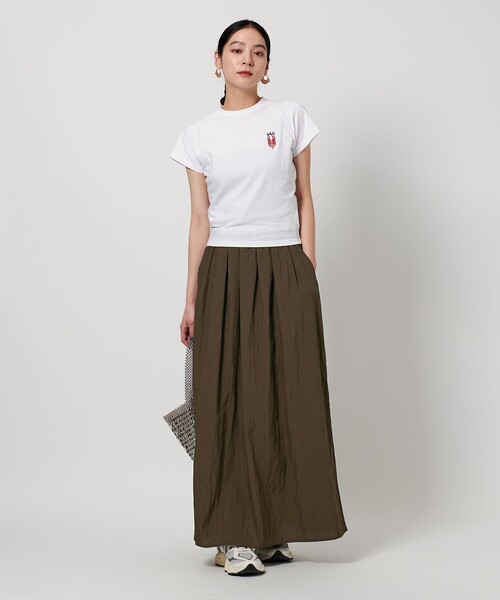 SALE【ユナイテッドアローズ】洗える★関西スペシャル フリンジロングスカート UNITED ARROWS（ユナイテッドアローズ）ボリュームフリンジ