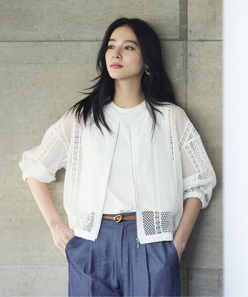 超美品✨FRAY I.D ケミカルレースブルゾン レースジャケット サイズ1 大きいサイズ パネルレースブルゾン 通販【ニッセン】
