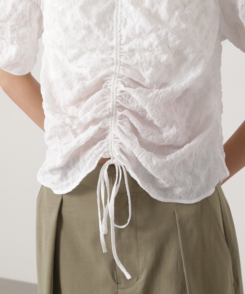 N. NATURAL BEAUTY BASICエンブロイダリーワッシャーブラウス エンブロイダリーワッシャーブラウス | N. Natural Beauty Basic