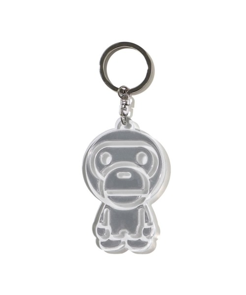 A BATHING APE キーホルダー BABY MILO REFLECTIVE KEYCHAIN