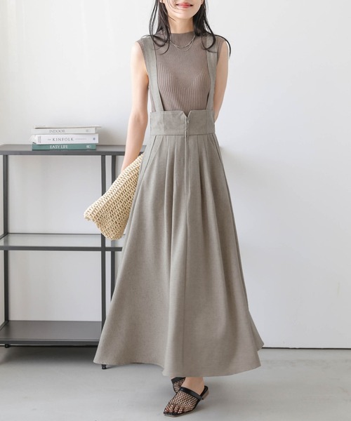  Chocolateラウンドジャンパースカート アイボリー スカート フレアジャンパースカート : ZOZOTOWN Yahoo!店 - 通販