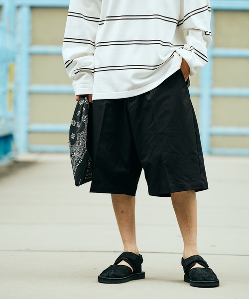 パンツ SOLO buggy shorts W34 BLACK BAGGY FIT JOGGER BERMUDA SHORTS X SR_A - Black | ZARA United