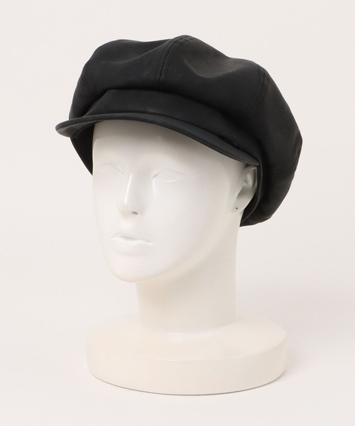 Lee（リー） 帽子 キャスケット LE FAKE LEATHER CASQUETTE レディース