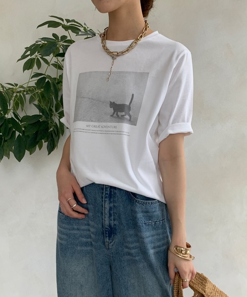 tシャツ 「WEB限定」CAT TEE レディース