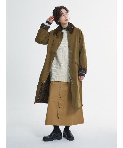 Barbour ブラウン ステンカラーコート Barbour（バブアー） ステンカラーコート コート 「Barbour/バブアー