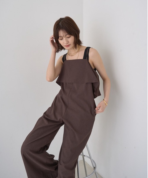 Rouge vif（ルージュ ヴィフ） サロペット オーバーオール フレア
