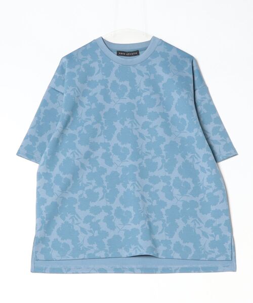 「NANO universe」 半袖Tシャツ M ブルー メンズ