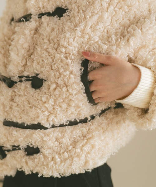 VANNIE U（ヴァニーユー） ダッフルコート コート プードルファー