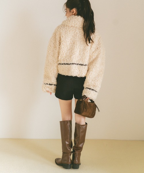 VANNIE U（ヴァニーユー） ダッフルコート コート プードルファー