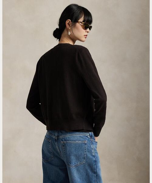 POLO RALPH LAUREN カーディガン コットン クルーネック