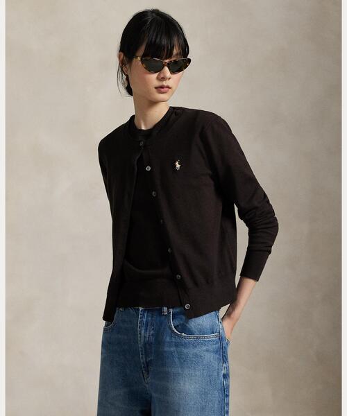 POLO RALPH LAUREN カーディガン コットン クルーネック