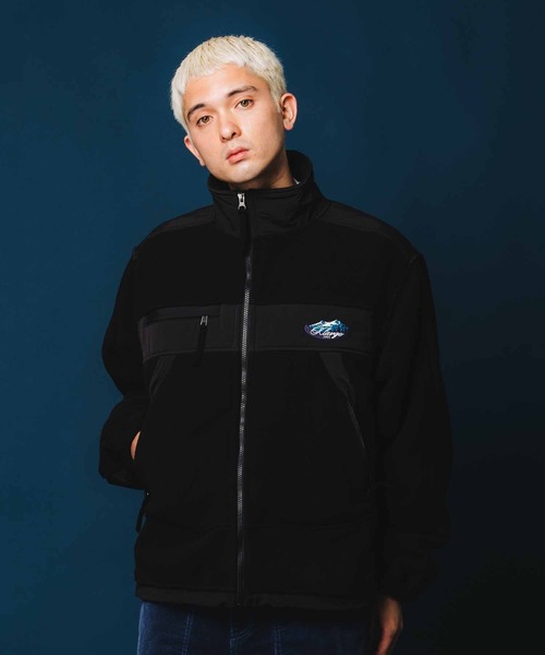 XLARGE 「XLARGE」 ジップアップブルゾン L ブラック メンズ