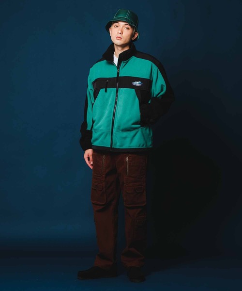 XLARGE 「XLARGE」 ジップアップブルゾン L ブラック メンズ