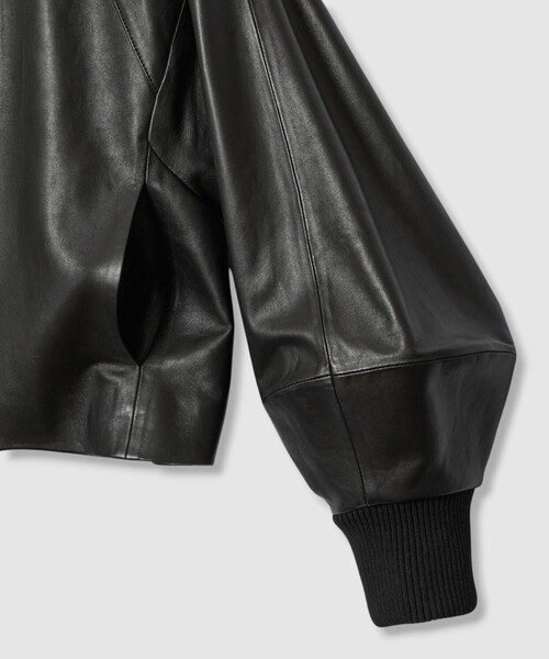 ANAYI（アナイ） レザージャケット ライダース ラムレザードルマン