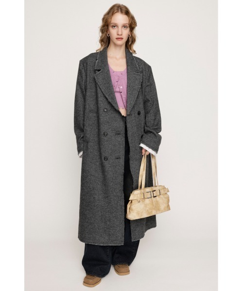 SLY（スライ） コート チェスターコート CUT OFF LONG COAT カットオフ