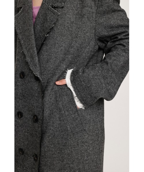 SLY（スライ） コート チェスターコート CUT OFF LONG COAT カットオフ