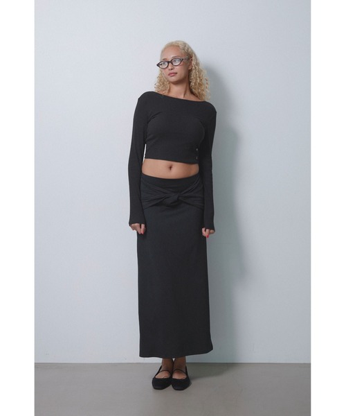 ALEXIA STAM（アリシアスタン） スカート Wellness Twist Slit Skirt