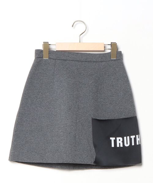 MSGM 38サイズ　スコート　イエロー　グレー MSGM（エムエスジーエム） スカート 38 グレー レディース : ZOZOTOWN