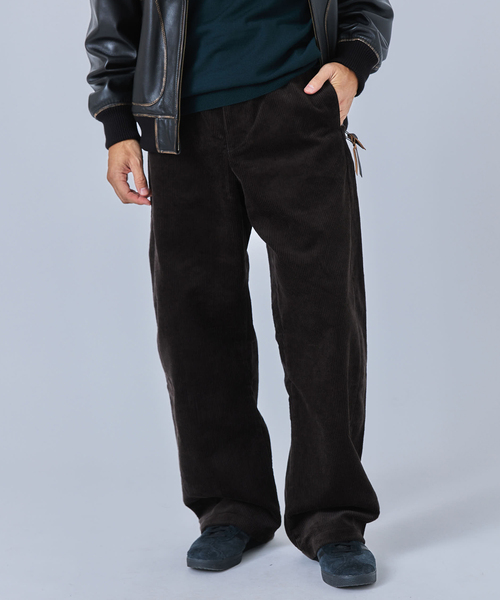 EDIFICE（エディフィス） スラックス コーデュロイ アーミー