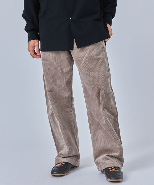 EDIFICE（エディフィス） スラックス コーデュロイ アーミー