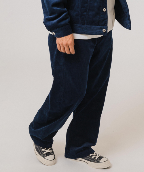 EDIFICE（エディフィス） スラックス コーデュロイ アーミー