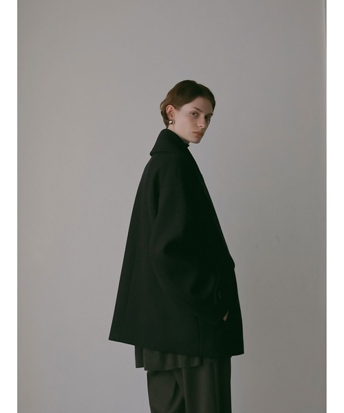 HER. ピーコート pコート ビッグカラーコート レディース : ZOZOTOWN