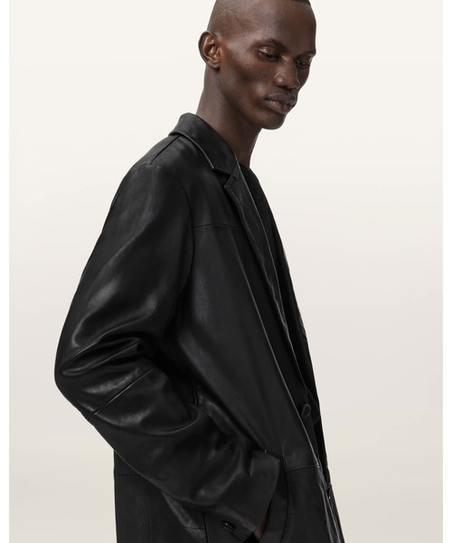 コート ジャケット MARAIS LEATHER COAT | MARAIS レザー コート メンズの画像