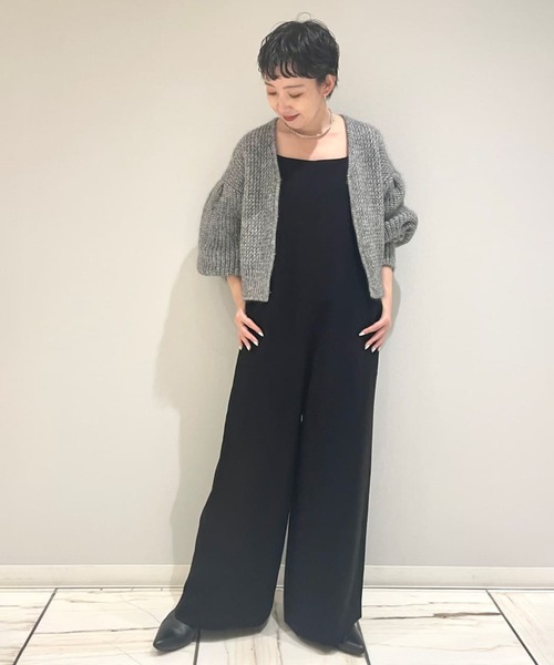 1er Arrondissement ニット セーター ラメモヘアリリヤーンボレロ