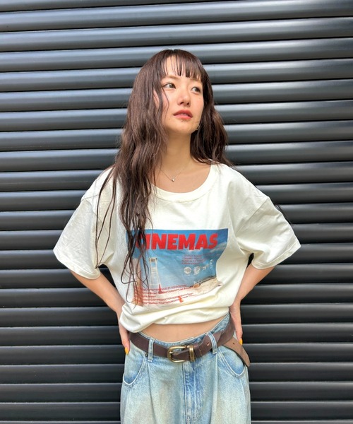 「TEEN BOOP」 半袖Tシャツ FREE オフホワイト レディースの画像3