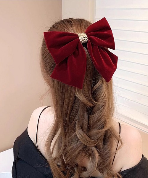 IRADOWL（アイラドール） ヘアクリップ ゴールドチェーンビジュー