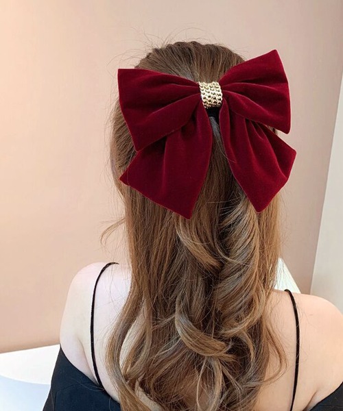 IRADOWL（アイラドール） ヘアクリップ ゴールドチェーンビジュー