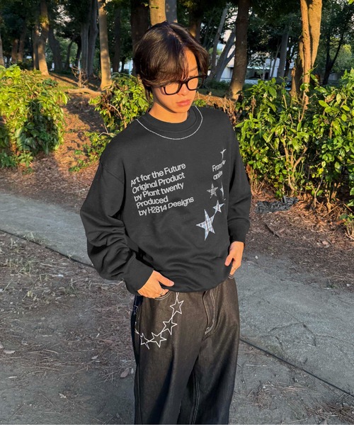 tシャツ ラインストーンチェックアップリケトップス メンズ レディース