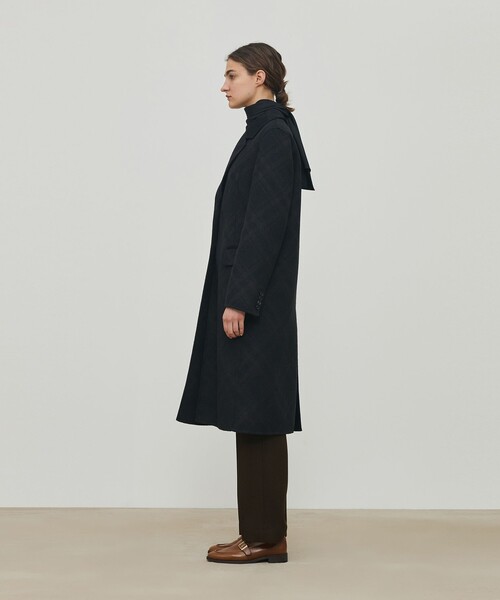 DES PRES（デプレ） コート チェスターコート ダブルフェイスチェック