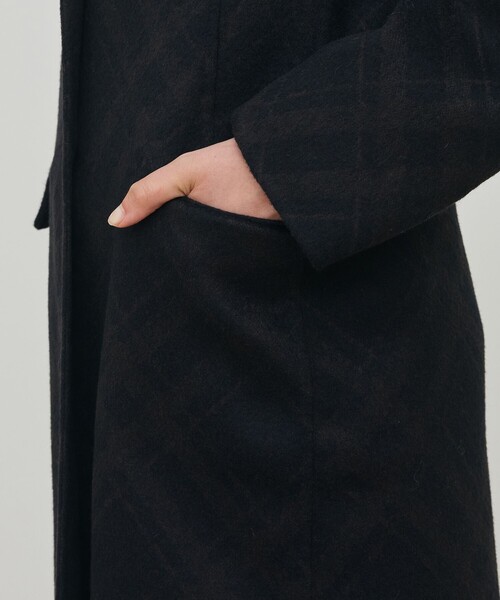 DES PRES（デプレ） コート チェスターコート ダブルフェイスチェック