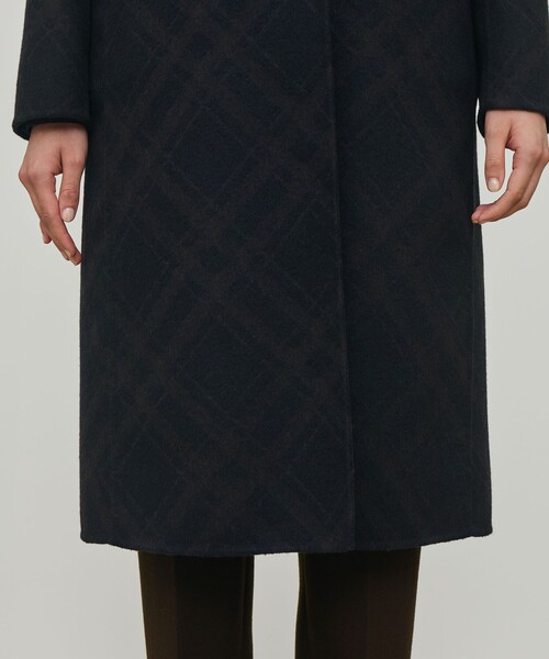 DES PRES（デプレ） コート チェスターコート ダブルフェイスチェック