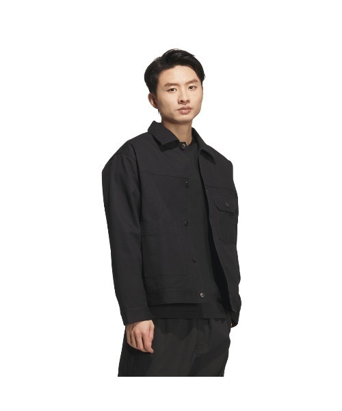 adidas（アディダス） コート ジャケット ルーズフィット キャンバス