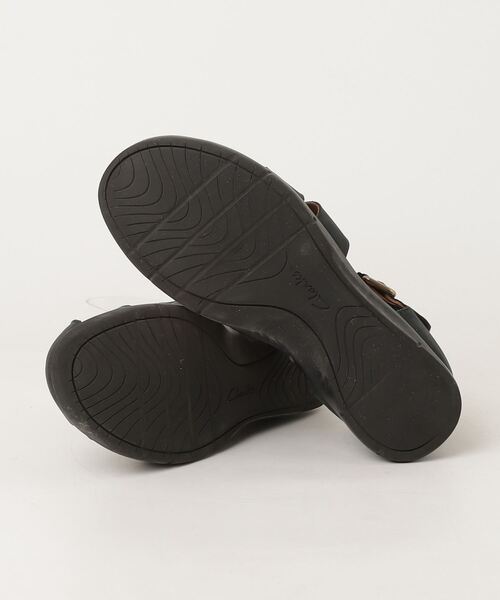 「Clarks」 フラットサンダル 23.5cm ブラック レディース_画像3