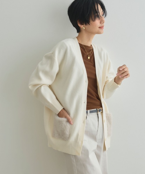 CROSS FUNCTION（クロスファンクション） カーディガン 「洗える」サマ