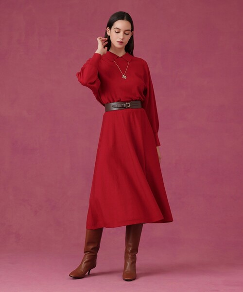 ANAYI（アナイ） ワンピース ドルマントップフレア ワンピース