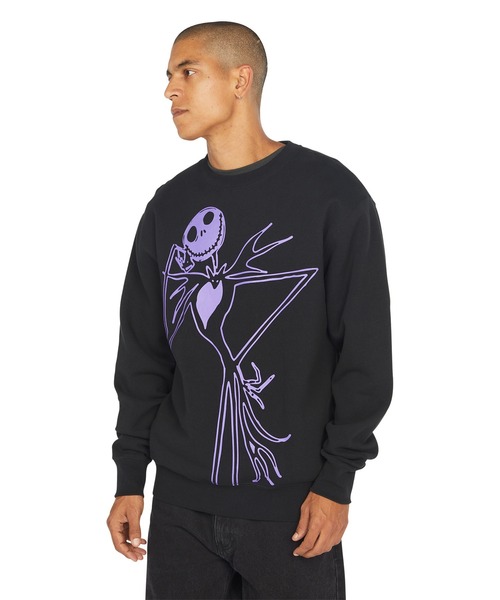 ほぼ新品未使用！HUF JACK SKELLINGTON CREW HUF（ハフ） トレーナー スウェット JACK SKELLINGTON CREW メンズ