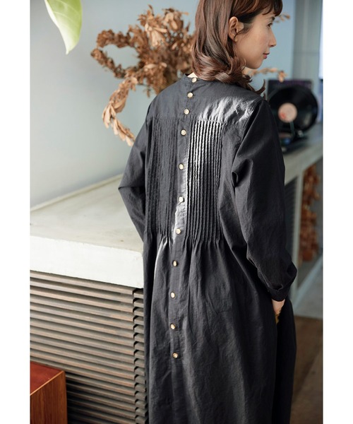 「Sunny clouds」 長袖ブラウス LARGE グレー レディース_画像7