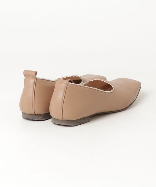 「MAMIAN」 シューズ 22.5cm ベージュ レディース_画像2