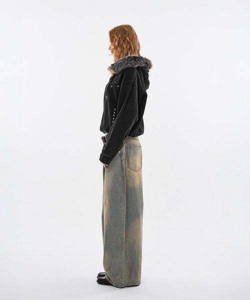 WISH FOR EVER（ウィッシュフォーエバー） パーカー STUDS ＆ EYELETS